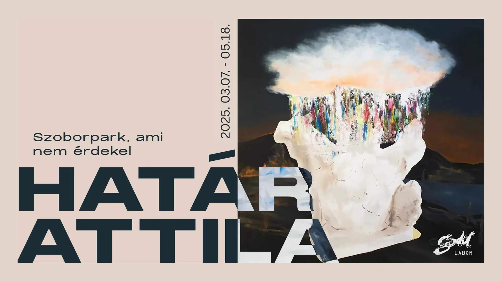 Határ Attila: Szoborpark, ami nem érdekel – az eredeti kiállításoldal borítóképe
