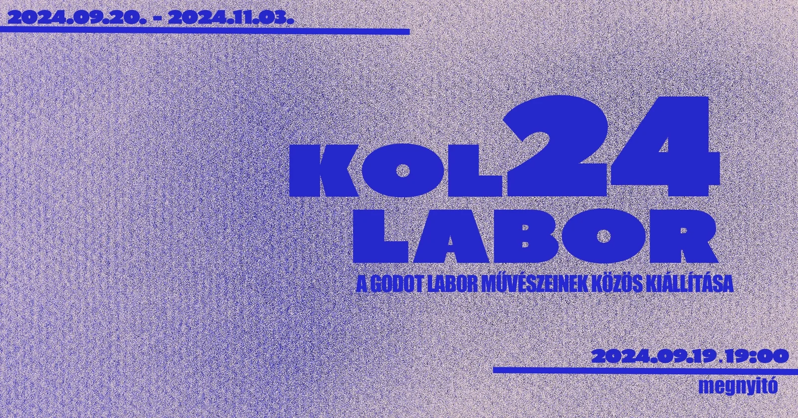 KOL-LABOR '24 – az eredeti kiállításoldal borítóképe