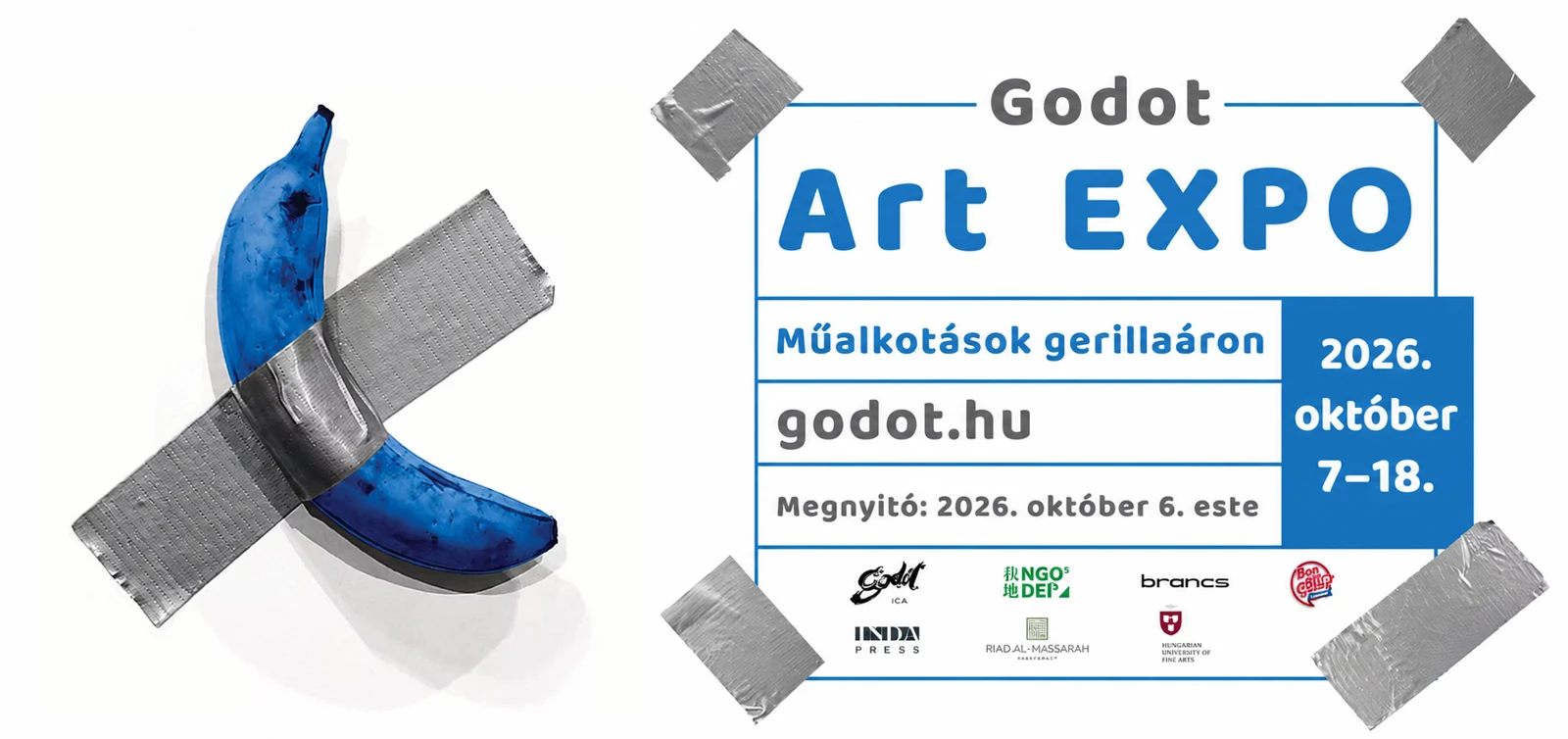 Godot Art Expo 2026 – eredeti eseményplakát