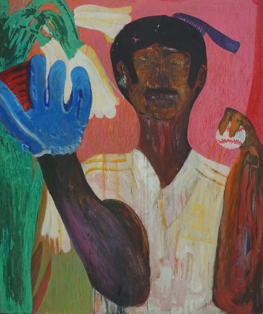 Király Gábor: Baseball-bajnok 101x86, olaj, fatábla, 2007