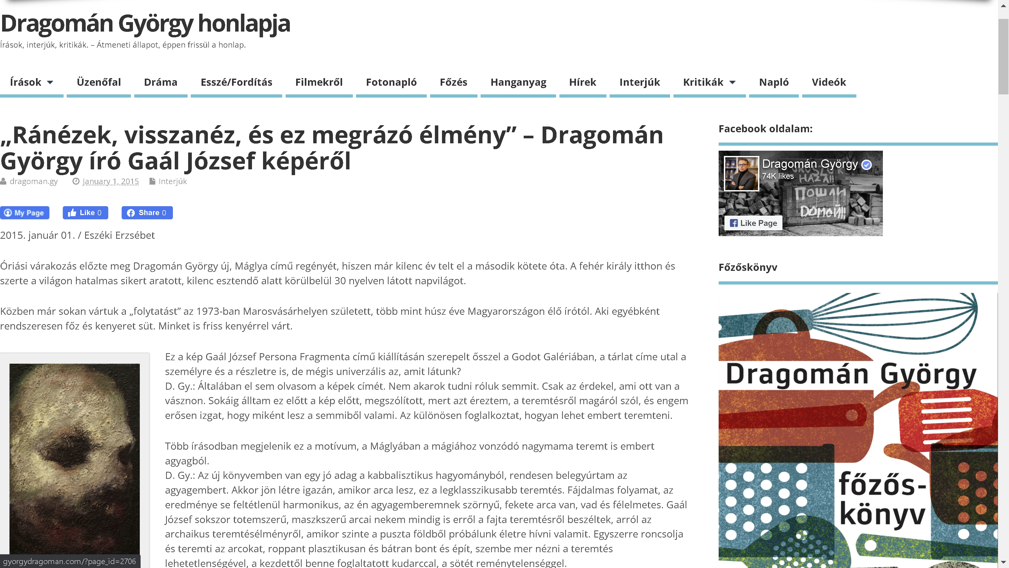 Gaál József: Persona fragmenta - 2014-09-03 — 2014-10-04 - Godot Galéria – 7. forráskép