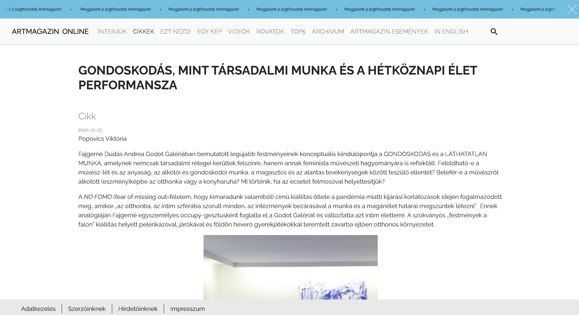 Fajgerné Dudás Andrea: No FOMO (Fear of Missing Out) 2021-10-21 — 2021-11-13 – 4. forráskép