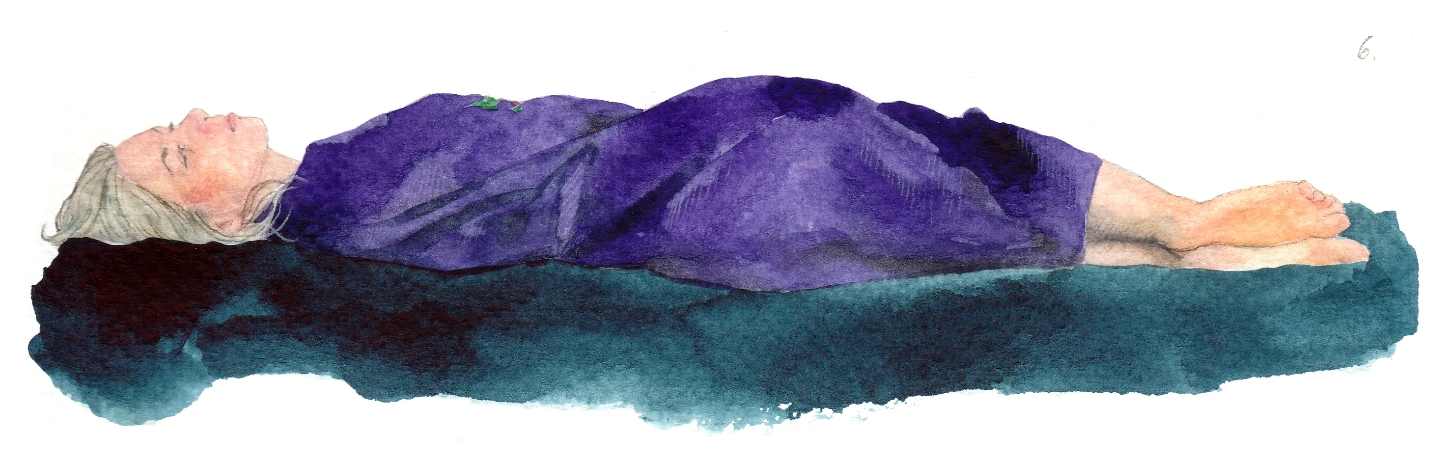 Insomnia
2017 / installáció, akvarell animáció, loop 
